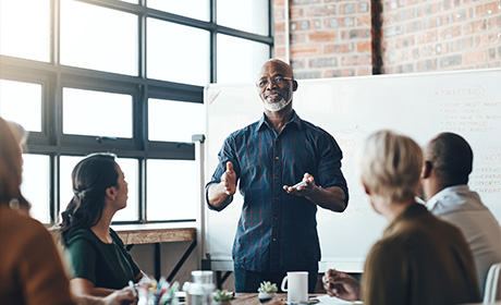 Cocoon Technology consultant coaching a client team